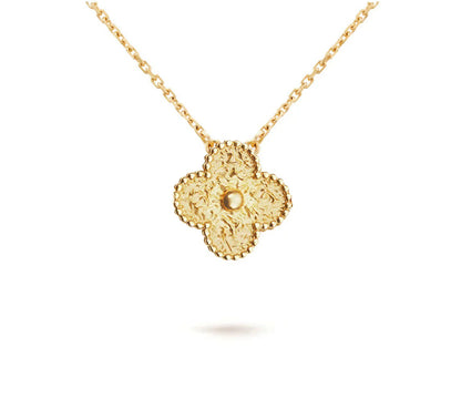[Azure Tears]15MM CLOVER FLOWER PENDANT NECKLACE COLLECTION