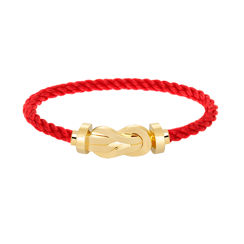 [Azure Tears]LARGE 8-FIGURE BUCKLE BRACELET - GOLD