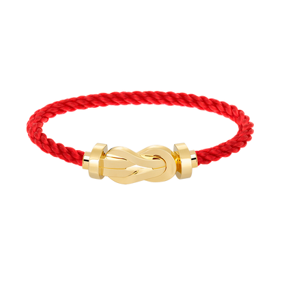 [Azure Tears]LARGE 8-FIGURE BUCKLE BRACELET - GOLD