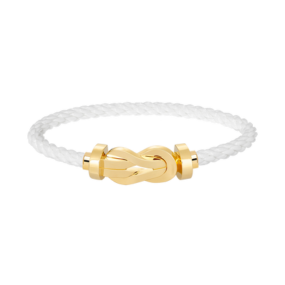 [Azure Tears]LARGE 8-FIGURE BUCKLE BRACELET - GOLD