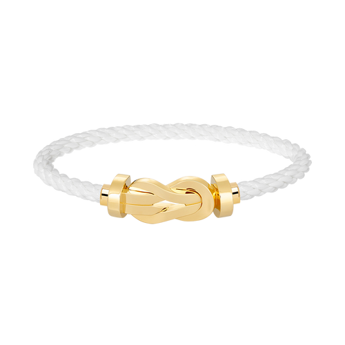 [Azure Tears]LARGE 8-FIGURE BUCKLE BRACELET - GOLD
