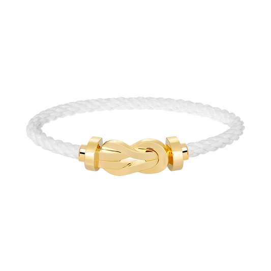 [Azure Tears]LARGE 8-FIGURE BUCKLE BRACELET - GOLD