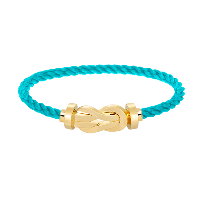 [Azure Tears]LARGE 8-FIGURE BUCKLE BRACELET - GOLD