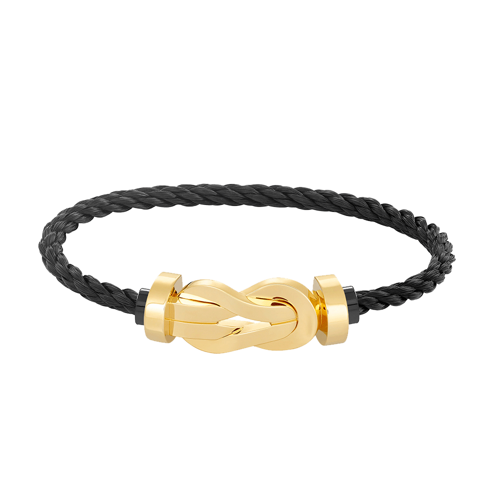 [Azure Tears]LARGE 8-FIGURE BUCKLE BRACELET - GOLD