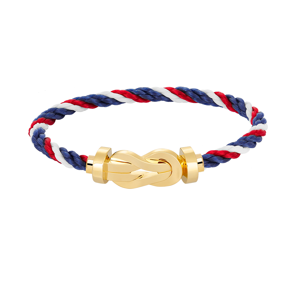 [Azure Tears]LARGE 8-FIGURE BUCKLE BRACELET - GOLD