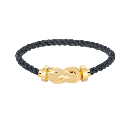 [Azure Tears]LARGE 8-FIGURE BUCKLE BRACELET - GOLD