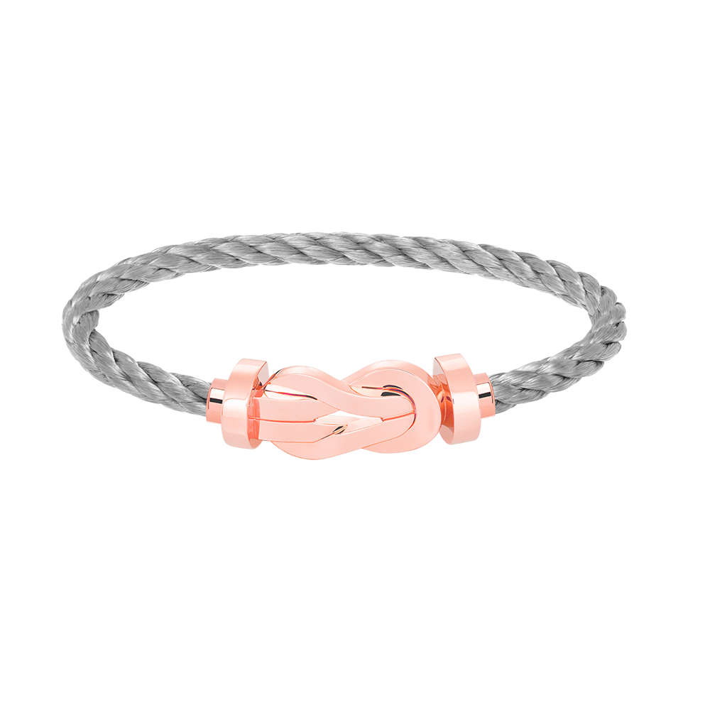 [Azure Tears]LARGE 8-FIGURE BUCKLE BRACELET - ROSE GOLD