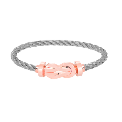 [Azure Tears]LARGE 8-FIGURE BUCKLE BRACELET - ROSE GOLD