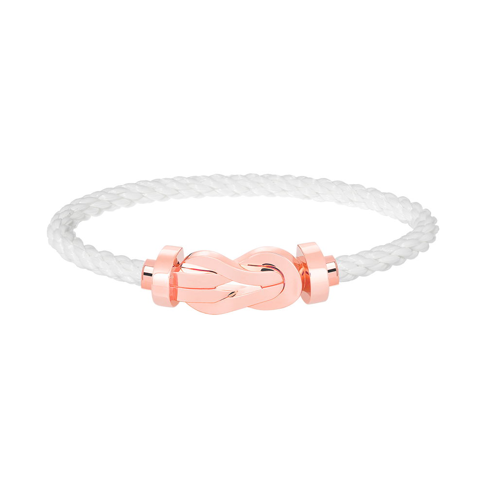 [Azure Tears]LARGE 8-FIGURE BUCKLE BRACELET - ROSE GOLD