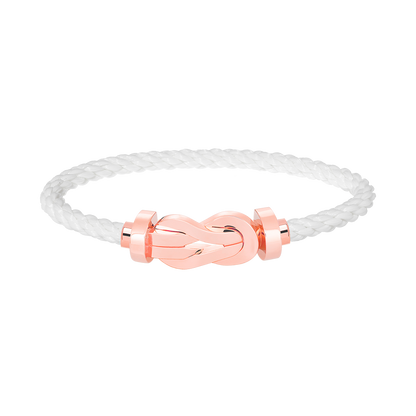 [Azure Tears]LARGE 8-FIGURE BUCKLE BRACELET - ROSE GOLD