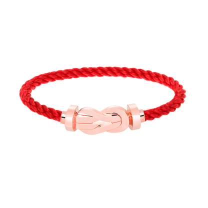 [Azure Tears]LARGE 8-FIGURE BUCKLE BRACELET - ROSE GOLD