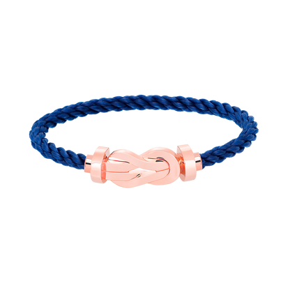 [Azure Tears]LARGE 8-FIGURE BUCKLE BRACELET - ROSE GOLD
