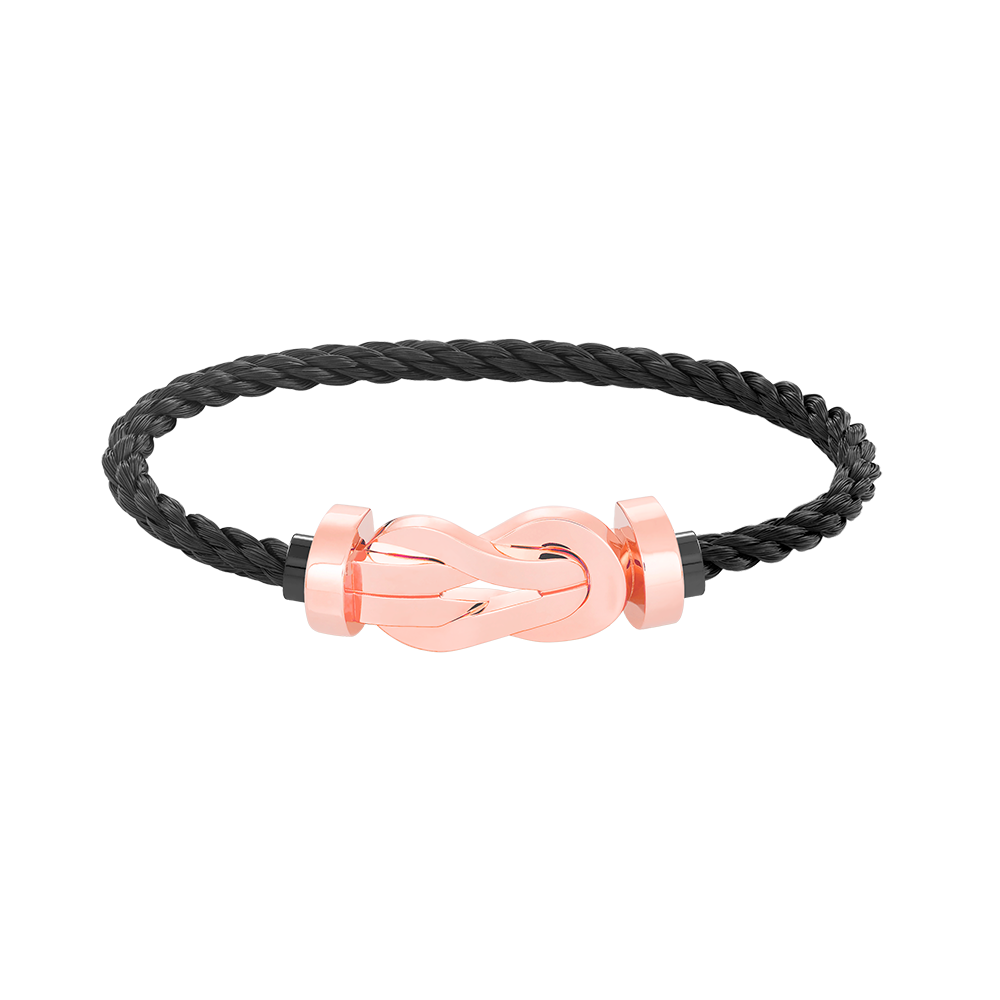 [Azure Tears]LARGE 8-FIGURE BUCKLE BRACELET - ROSE GOLD