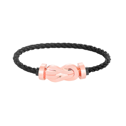[Azure Tears]LARGE 8-FIGURE BUCKLE BRACELET - ROSE GOLD