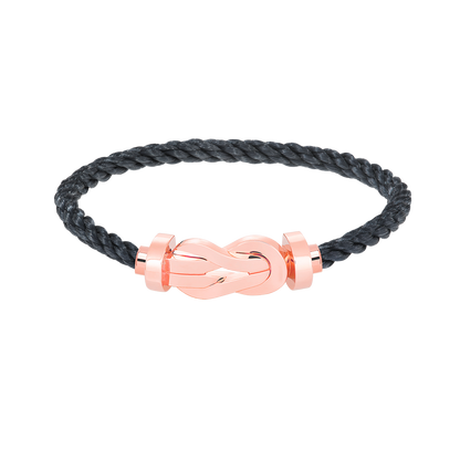 [Azure Tears]LARGE 8-FIGURE BUCKLE BRACELET - ROSE GOLD