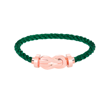 [Azure Tears]LARGE 8-FIGURE BUCKLE BRACELET - ROSE GOLD