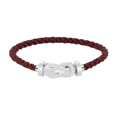 [Azure Tears]LARGE 8-FIGURE BUCKLE BRACELET - WHITE GOLD