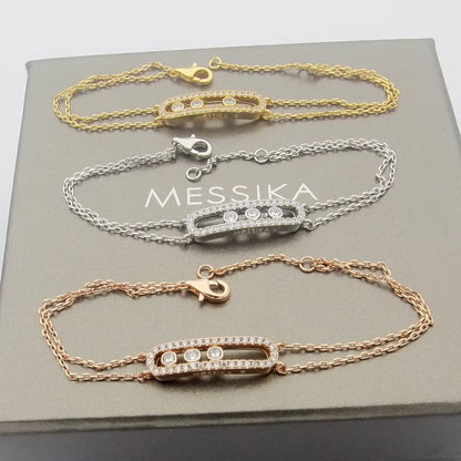 [Azure Tears]MOVE CLASSIQUE PAVÉ DIAMOND BRACELET
