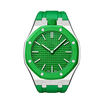 [Azure Tears]ROYAL OAK POP EXCLUSIVE STEEL CASE & SILICONE STRAP
