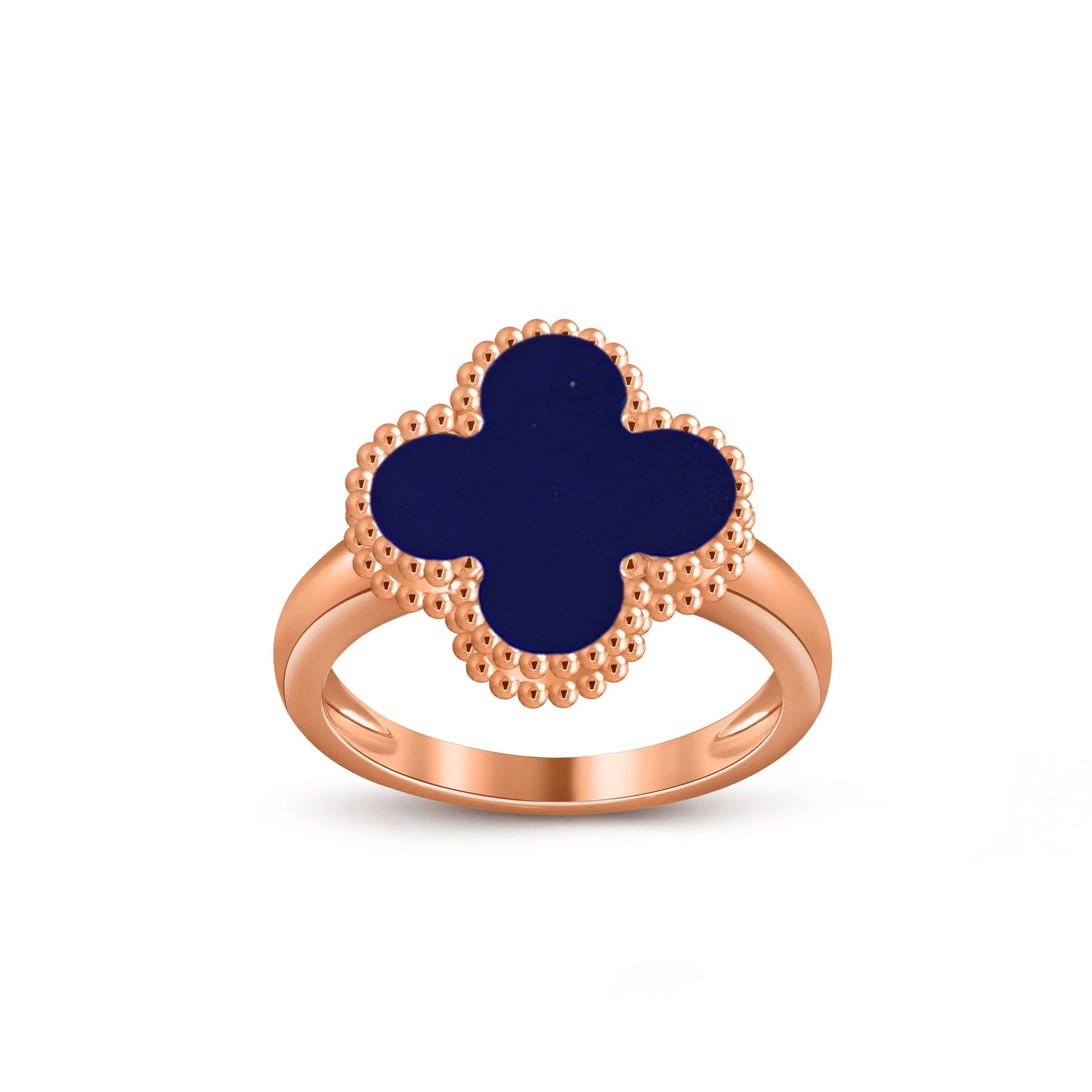 [Azure Tears]LUCKY CLOVER VINTAGE ROSE GOLD RING COLLECTION