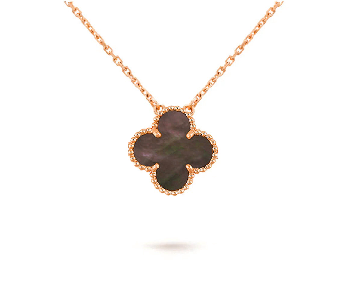 [Azure Tears]15MM CLOVER FLOWER PENDANT NECKLACE COLLECTION