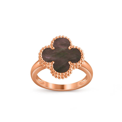 [Azure Tears]LUCKY CLOVER VINTAGE ROSE GOLD RING COLLECTION
