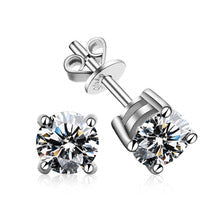 [Azure Tears]FOUR-PRONG MOISSANITE EARRINGS