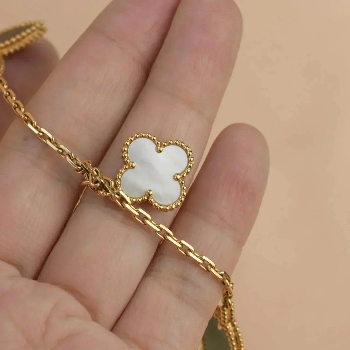 [Azure Tears]LUCKY NATURE MULTI-CHARM BRACELET