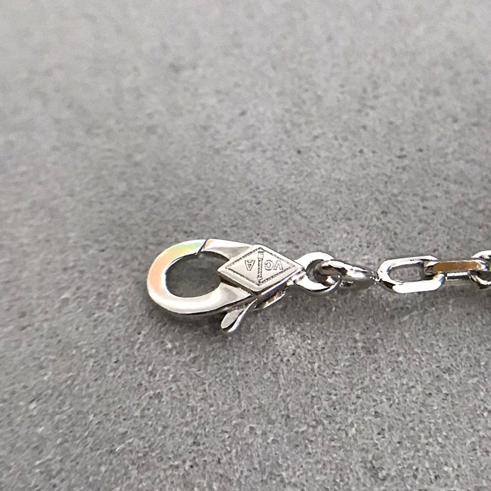 [Azure Tears]LUCKY CLOVER 5-MOTIF BRACELET - BLACK OXNY COLLECTION