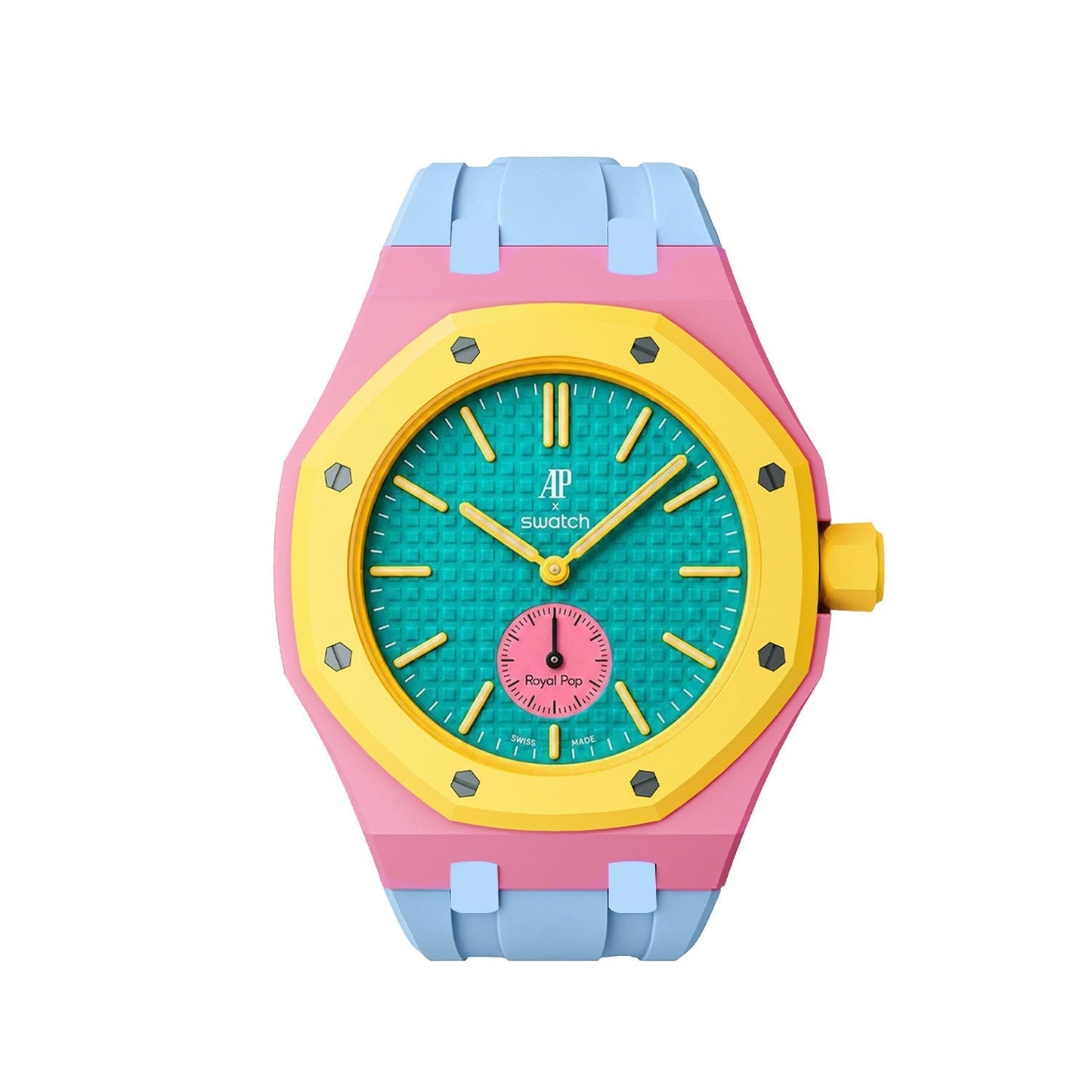 [Azure Tears]Royal Oak Pop Exclusive Bioceramic Case & Silicone Strap Mix Color