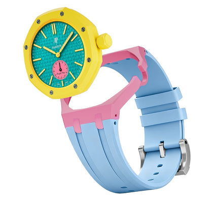 [Azure Tears]Royal Oak Pop Exclusive Bioceramic Case & Silicone Strap Mix Color
