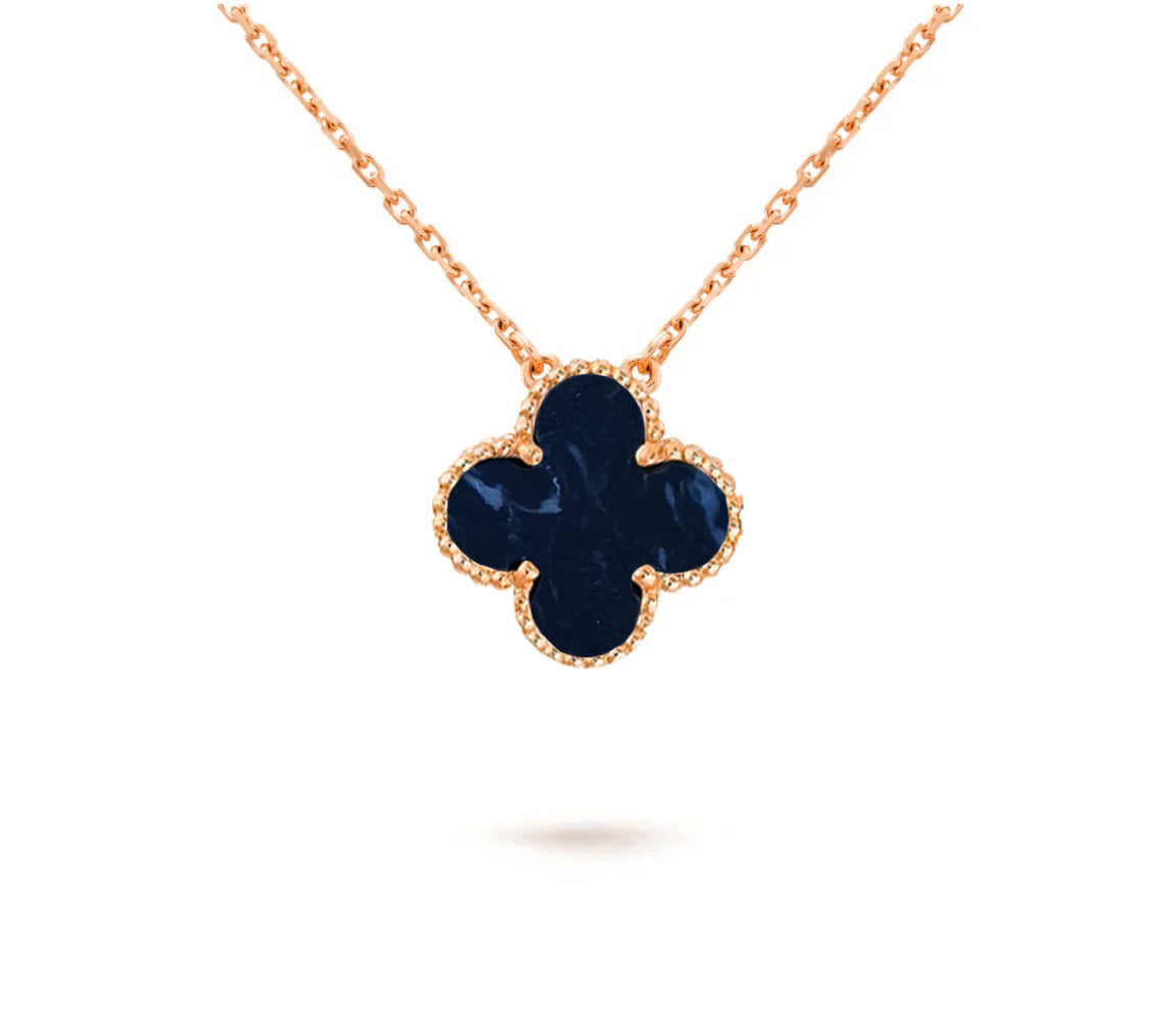 [Azure Tears]15MM CLOVER FLOWER PENDANT NECKLACE COLLECTION