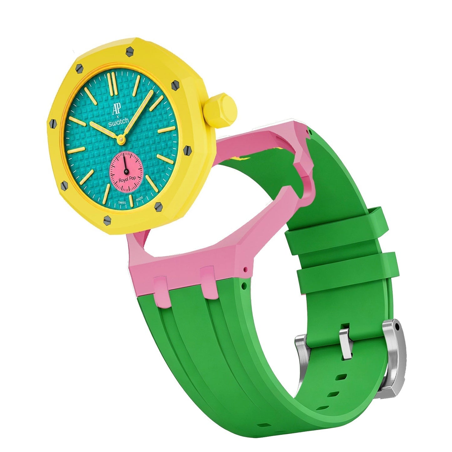 [Azure Tears]Royal Oak Pop Exclusive Bioceramic Case & Silicone Strap Mix Color