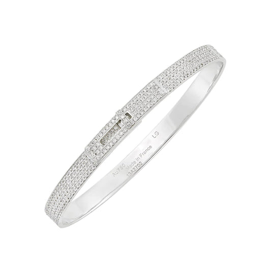 [Azure Tears]HM KELLY BRACELET IN SILVER AND FULL PAVE DIAMOND