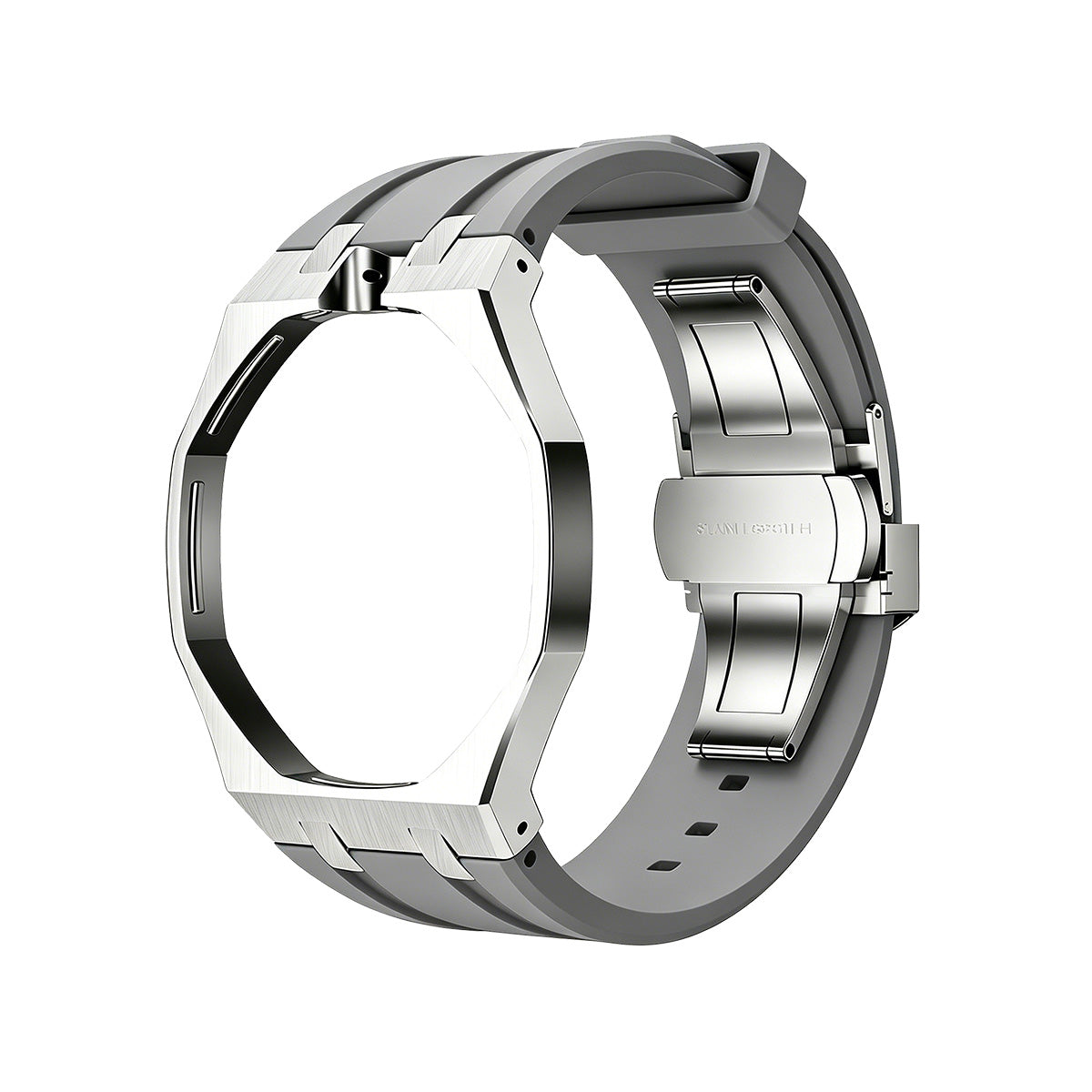 [Azure Tears]OAK POP GRAY STEEL SILICONE STRAP