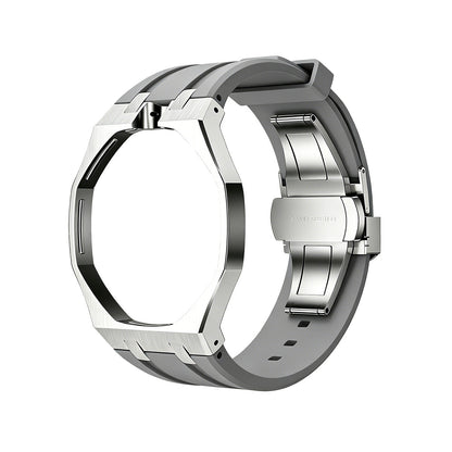 [Azure Tears]OAK POP GRAY STEEL SILICONE STRAP