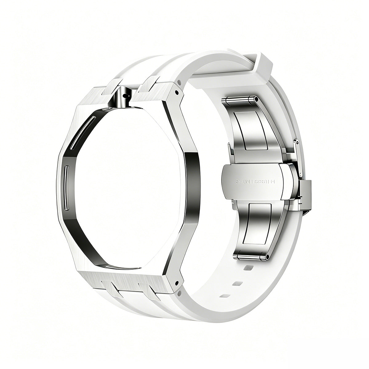 [Azure Tears]OAK POP WHITE STEEL SILICONE STRAP