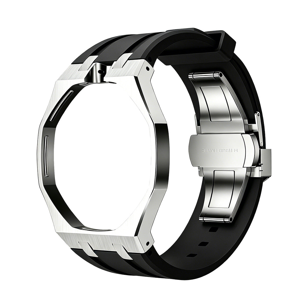 [Azure Tears]OAK POP BLACK STEEL SILICONE STRAP