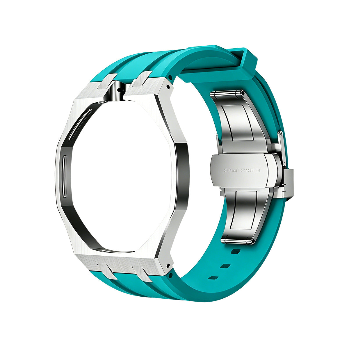[Azure Tears]OAK POP SKY BLUE STEEL SILICONE STRAP