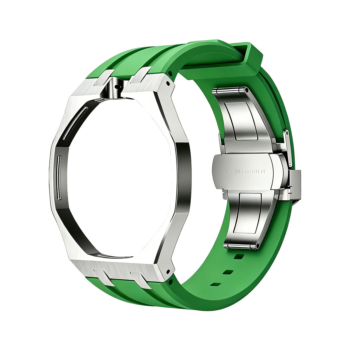 [Azure Tears]OAK POP GREEN STEEL SILICONE STRAP
