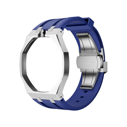 [Azure Tears]OAK POP DARK BLUE STEEL SILICONE STRAP