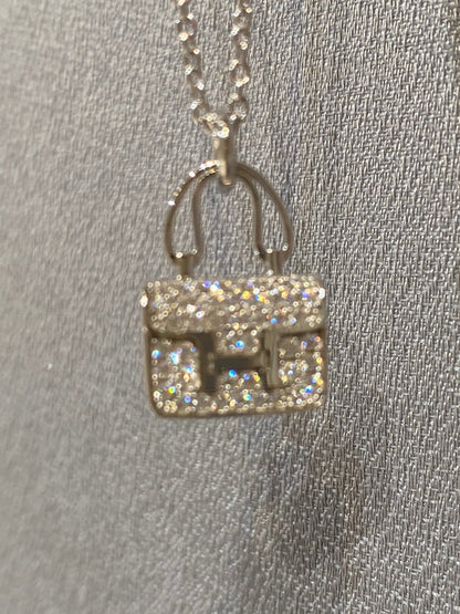 [Azure Tears]CONSTANCE PEDANT DIAMOND NECKLACE