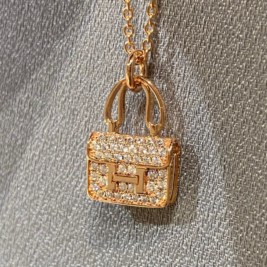 [Azure Tears]CONSTANCE PEDANT DIAMOND NECKLACE