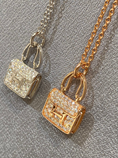 [Azure Tears]CONSTANCE PEDANT DIAMOND NECKLACE