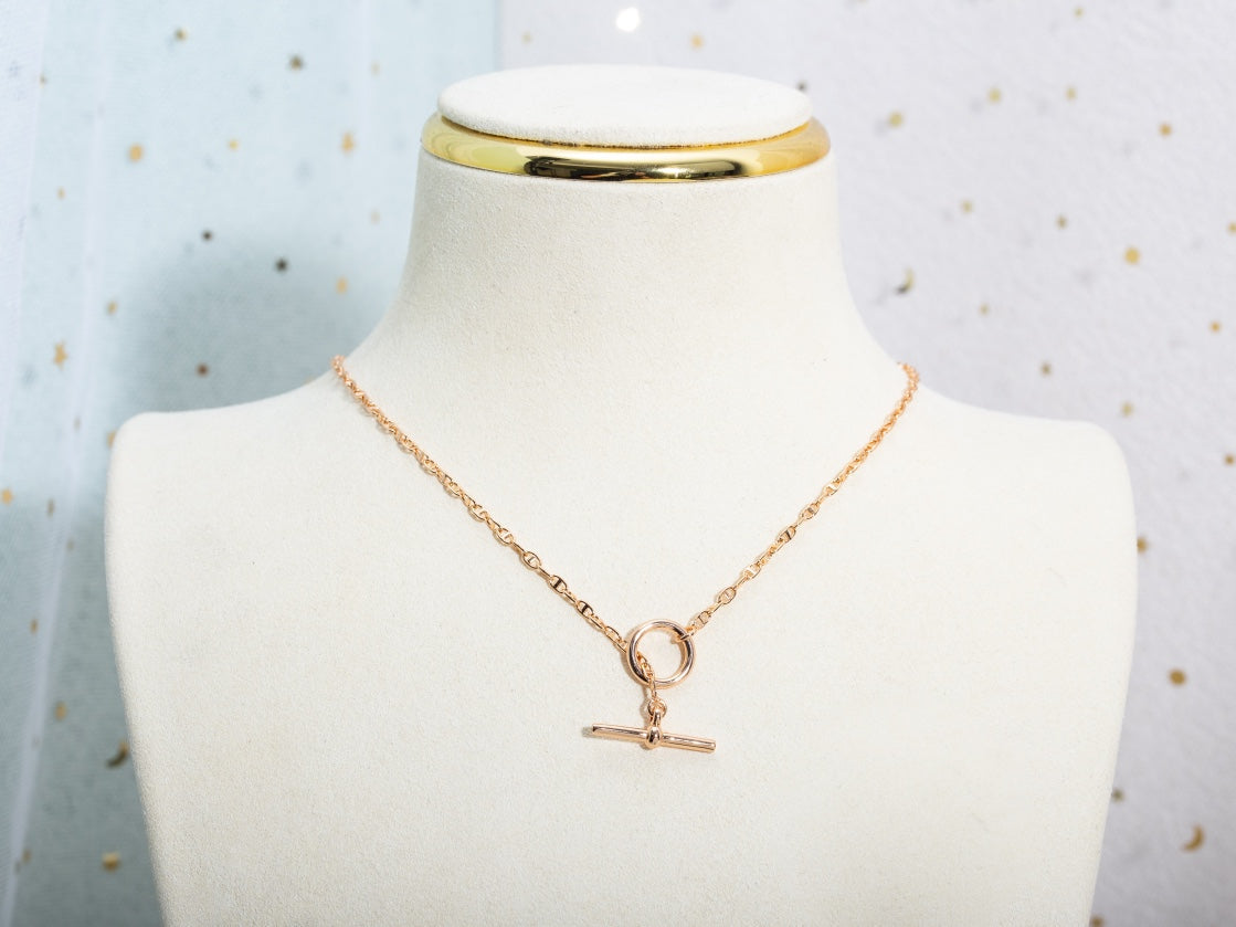 [Azure Tears]ECHAPPEE NECKLACE ROSE GOLD