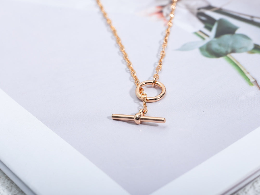 [Azure Tears]ECHAPPEE NECKLACE ROSE GOLD