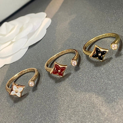 [Azure Tears]STAR 1 DIAMOND OPEN RING