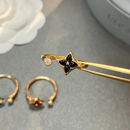 [Azure Tears]STAR 1 DIAMOND OPEN RING