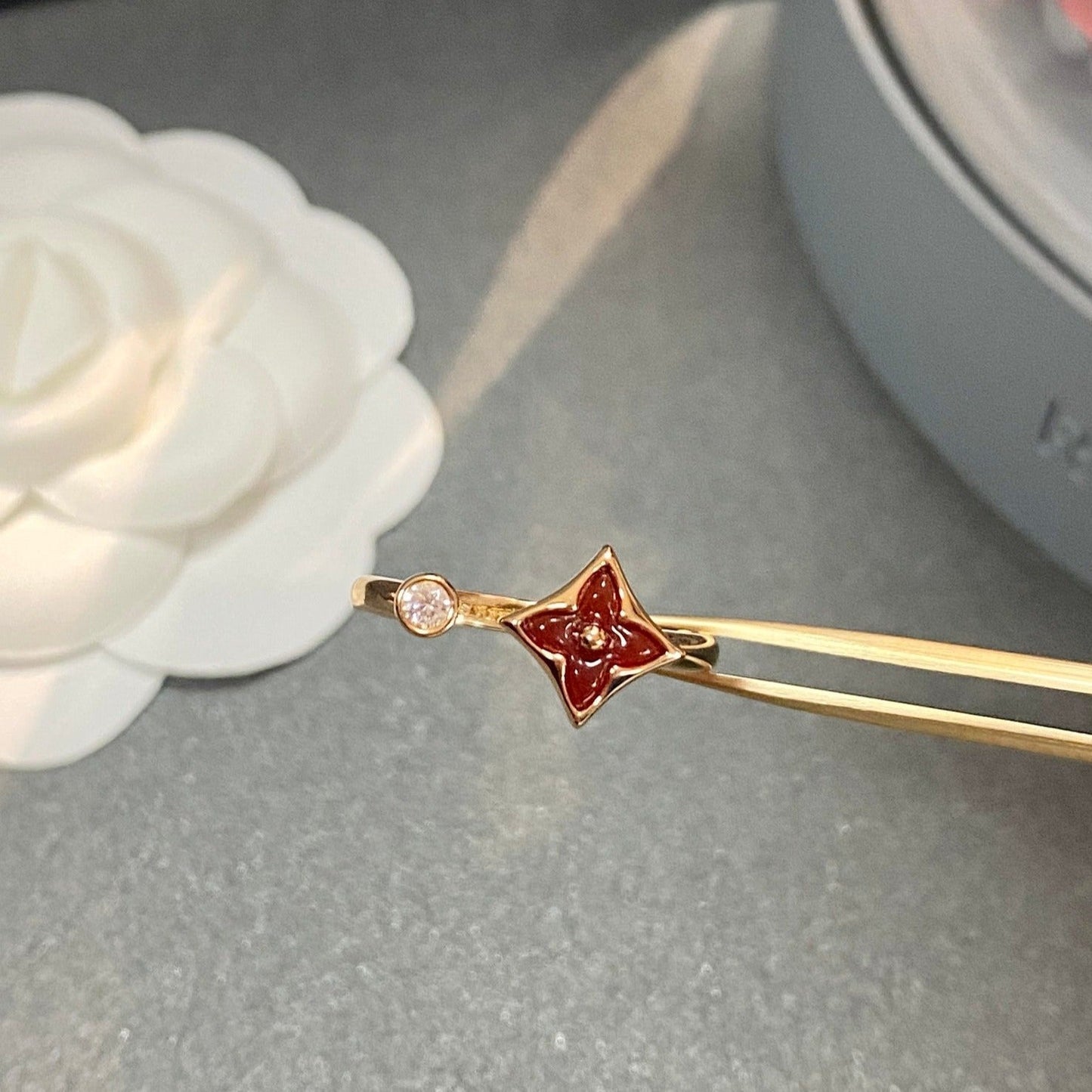 [Azure Tears]STAR 1 DIAMOND OPEN RING