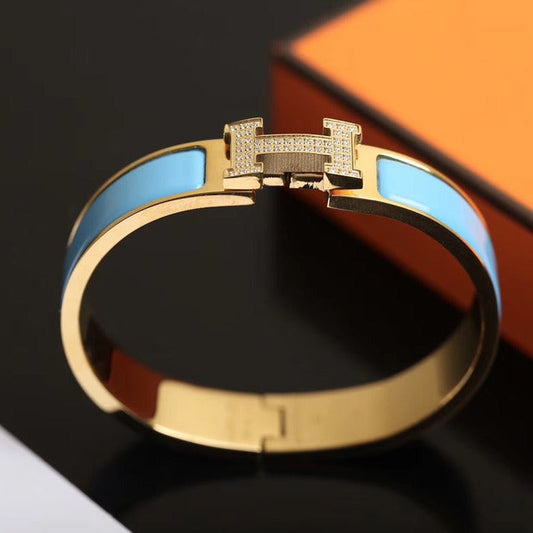 [Azure Tears]H CLOUD BLUE BRACELET GOLD DIAMOND